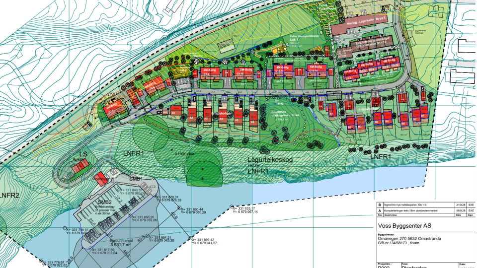 Lenkje til artikkel: Offentleg ettersyn - framlegg til reguleringsplan for gnr. 134, bnr. 68 mfl. på Omstrand