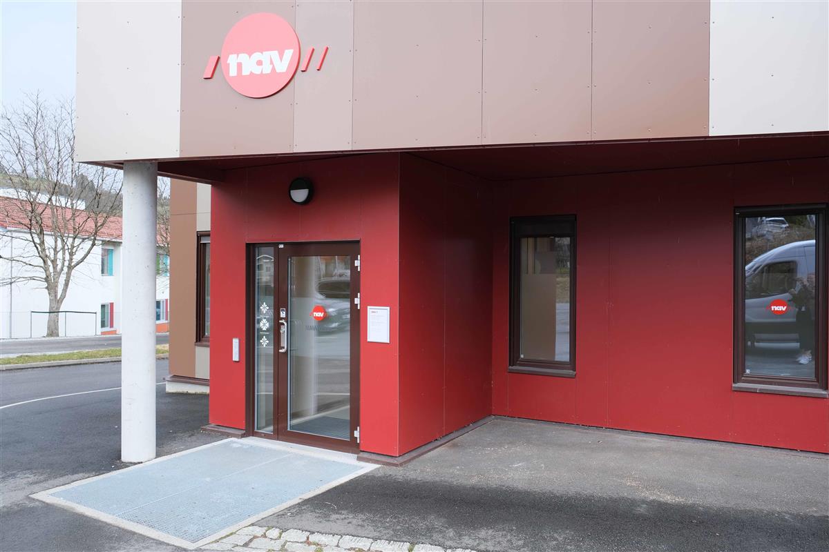 Inngangen til Nav Kvam - Klikk for stort bilete