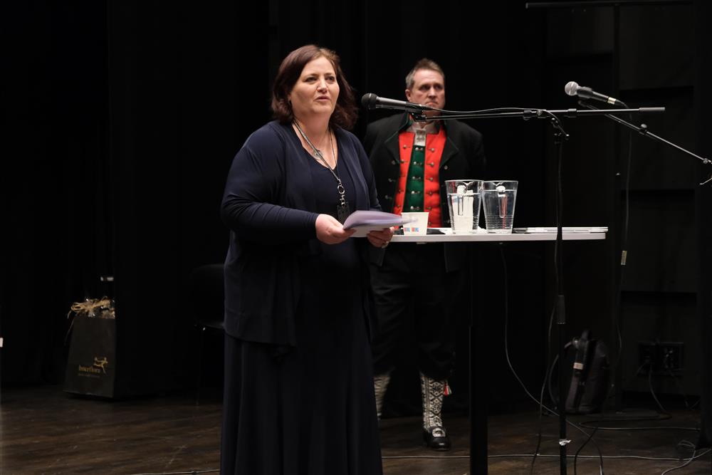 Tale ved rådmann Anita Hesthamar - Klikk for stort bilete