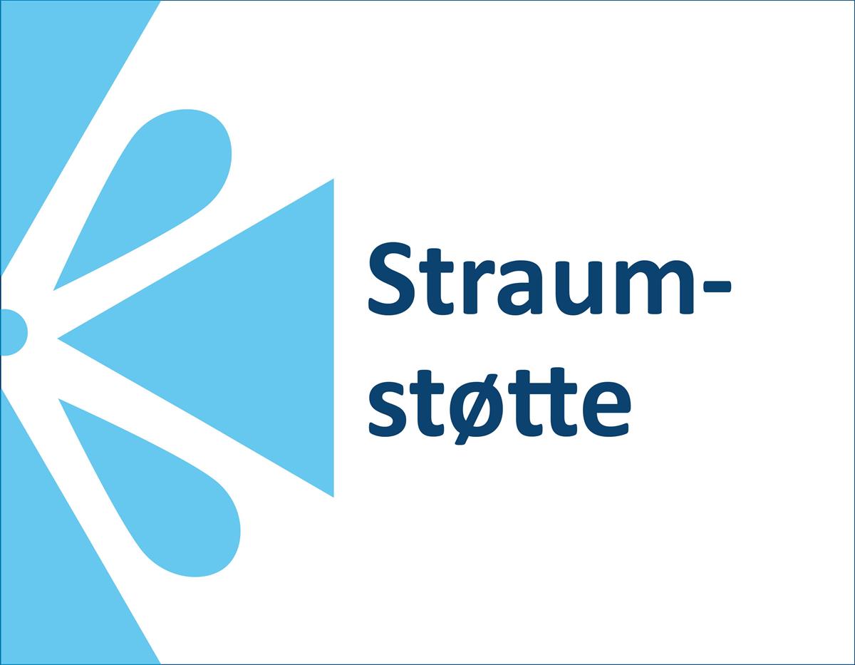 Tekst: Straumstøtte og halvparten av ei grafisk Kvam herad rose - Klikk for stort bilete