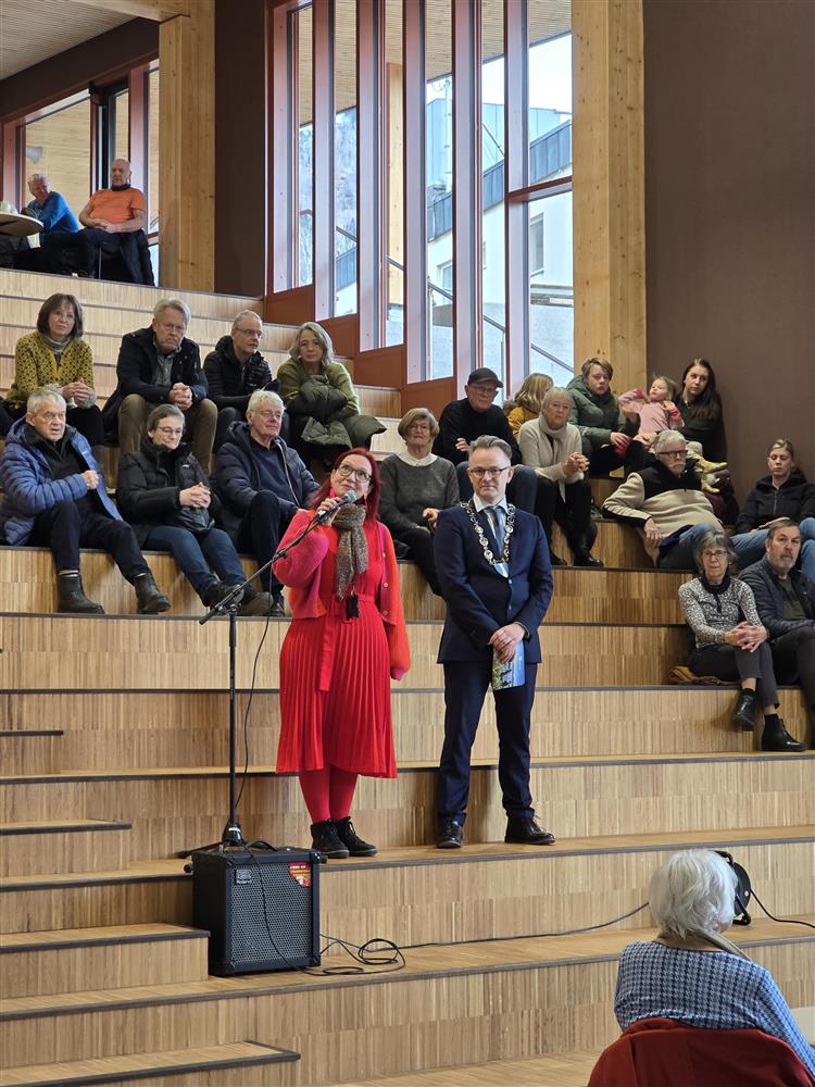 Offisiell opning Kvam bibliotek på open dag - Klikk for stort bilete