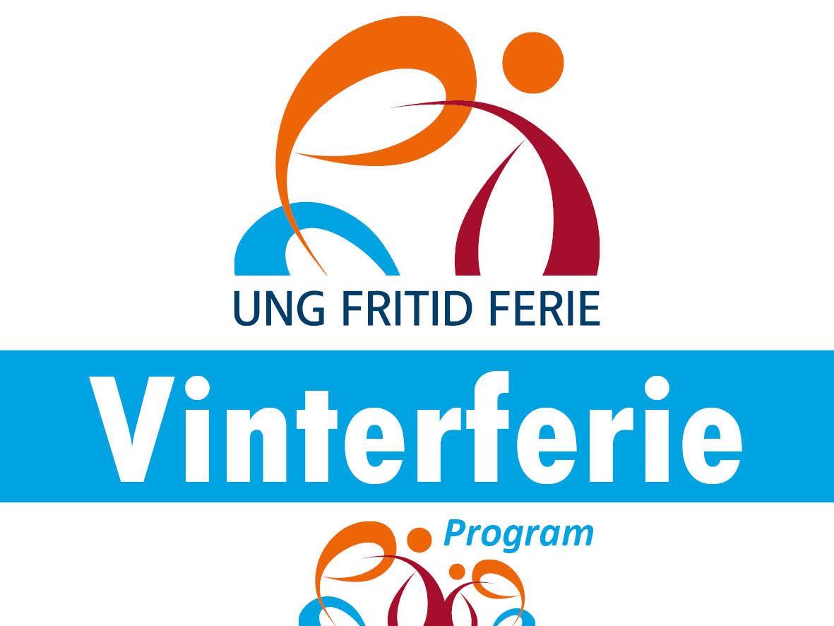 tekst. logo og symbol for ung fritid ferie - Klikk for stort bilete