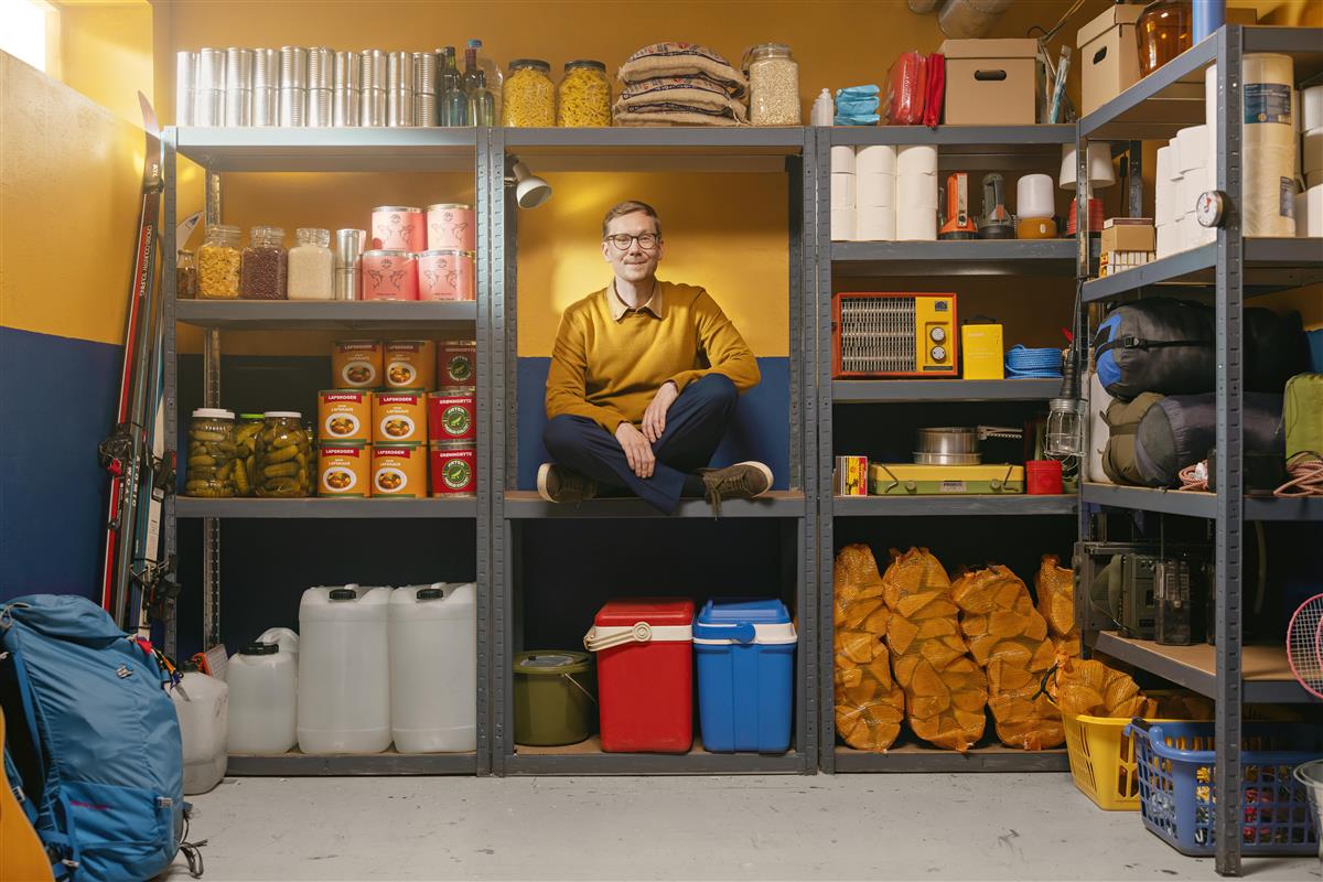 bilete av ein venn i naudlagerhylla - Klikk for stort bilete